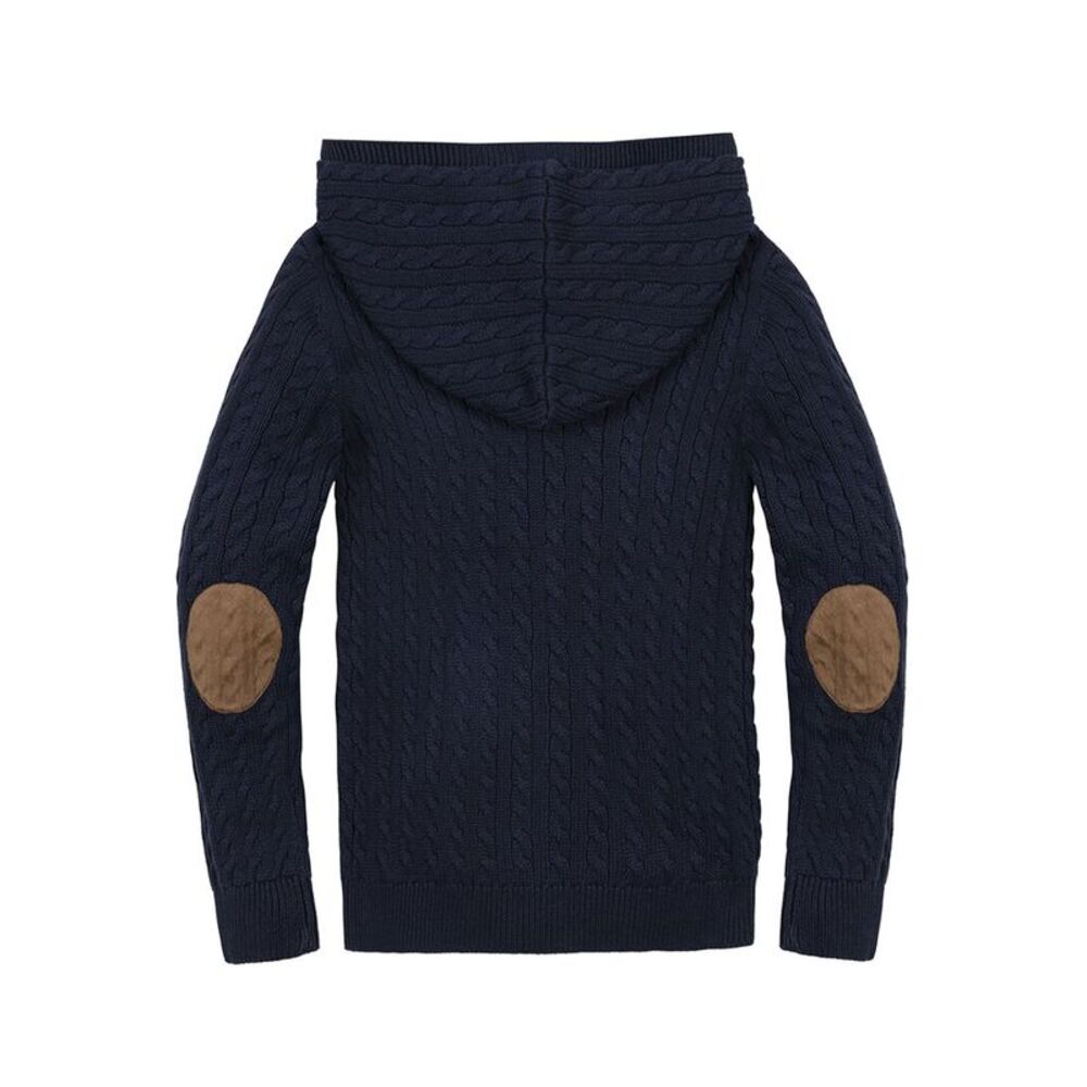 Hope & Henry Boys Organic Full Zip Hooded Sweater - Picture 2 of 3